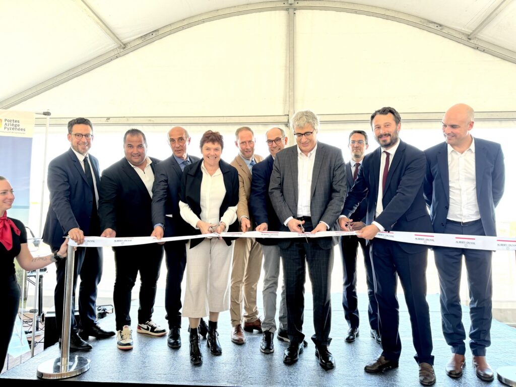 Le lancement du chantier s'est déroulé en présence de nombreuses personnalités. / Photo Préfecture de l'Ariège